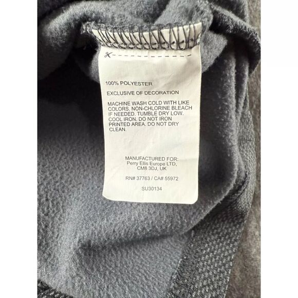 Callaway Golf Sweater Mens 2XL Gray 100% Polyester Long Sleeve 1/4 Zip Pullover - Picture 5 of 8